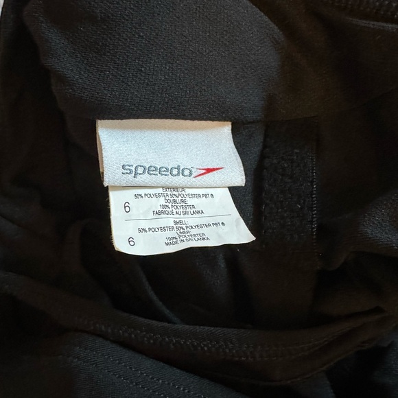 Speedo - Classic Black One-Piece Swimsuit - Picture 3 of 4